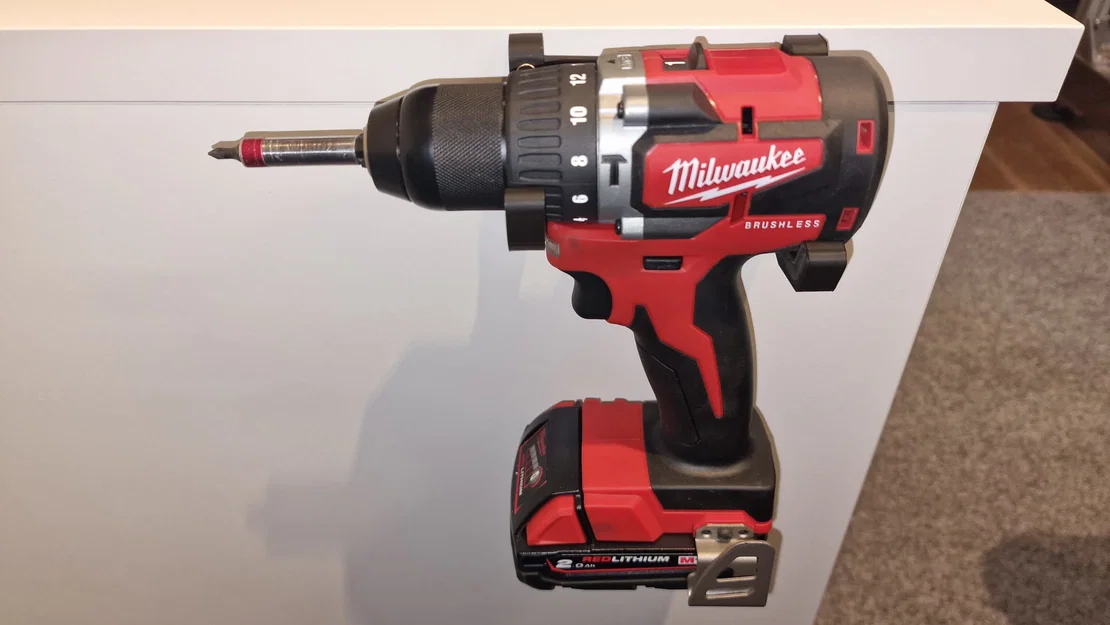 Giá treo máy khoan Milwaukee M18 - Giải pháp lưu trữ thông minh - Image 1
