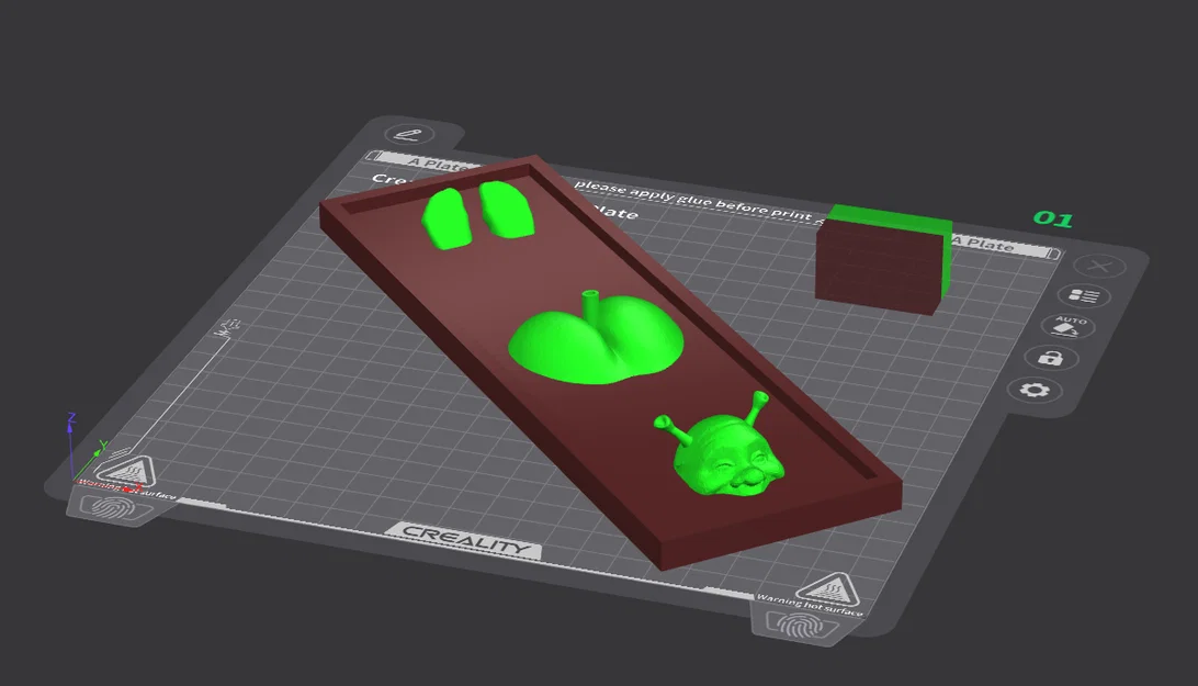 Giá đỡ nhang Shrek (Shrek Incense holder) - Image 1