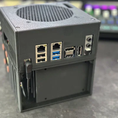 Case Odroid H4 + NAS HDD 2.5/3.5" và PSU