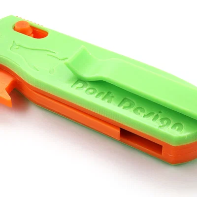 Dao utility Adélie Crossbar Locking kèm móc túi! In 3D full, không ốc/lò xo/keo