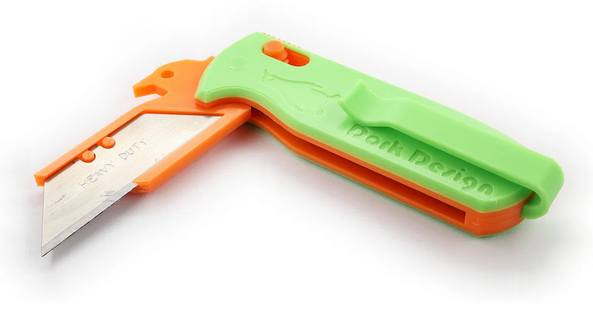 Dao utility Adélie Crossbar Locking kèm móc túi! In 3D full, không ốc/lò xo/keo - Image 3