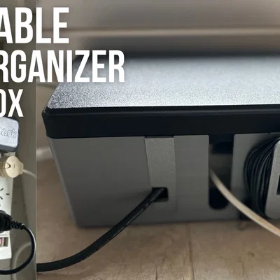 Hộp Sắp Xếp Dây Cáp (Cable Organizer Box) In 3D