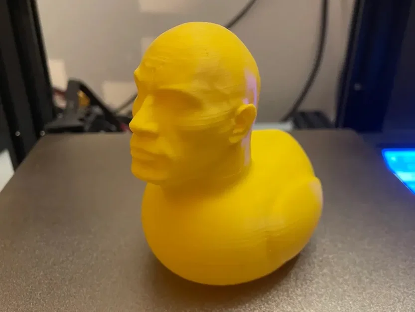 Dwayne "The Duck" Johnson: Mô hình vịt 3D hài hước cực chất - Image 2