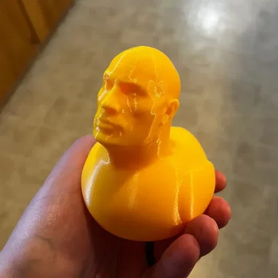 Dwayne "The Duck" Johnson: Mô hình vịt 3D hài hước cực chất