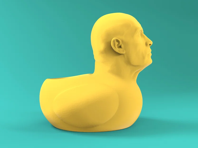 Dwayne "The Duck" Johnson: Mô hình vịt 3D hài hước cực chất - Image 5