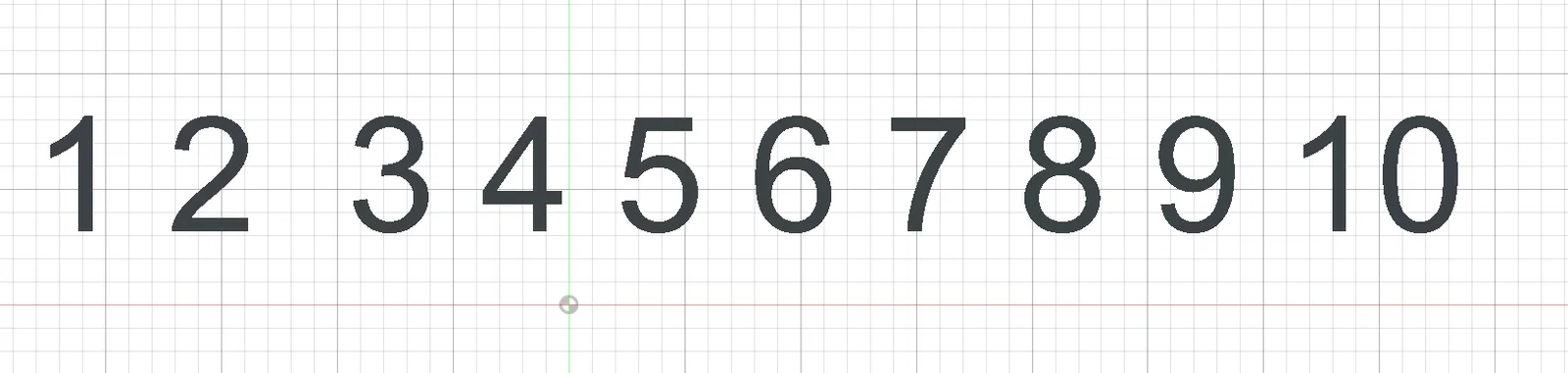 Bộ file 3D các chữ số từ 0-9 dùng cho bảng hiệu và trang trí - Image 2
