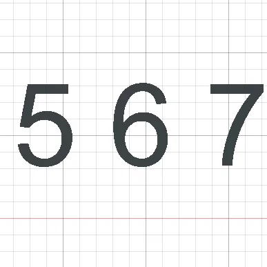 Bộ file 3D các chữ số từ 0-9 dùng cho bảng hiệu và trang trí