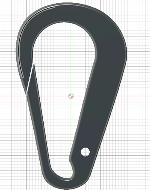 Mẫu móc khóa đa năng (Carabiner) thiết kế tinh gọn, in 3D dễ dàng - Image 1