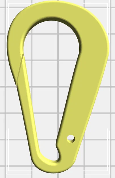 Mẫu móc khóa đa năng (Carabiner) thiết kế tinh gọn, in 3D dễ dàng - Image 2