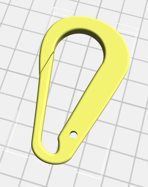 Mẫu móc khóa đa năng (Carabiner) thiết kế tinh gọn, in 3D dễ dàng - Image 3