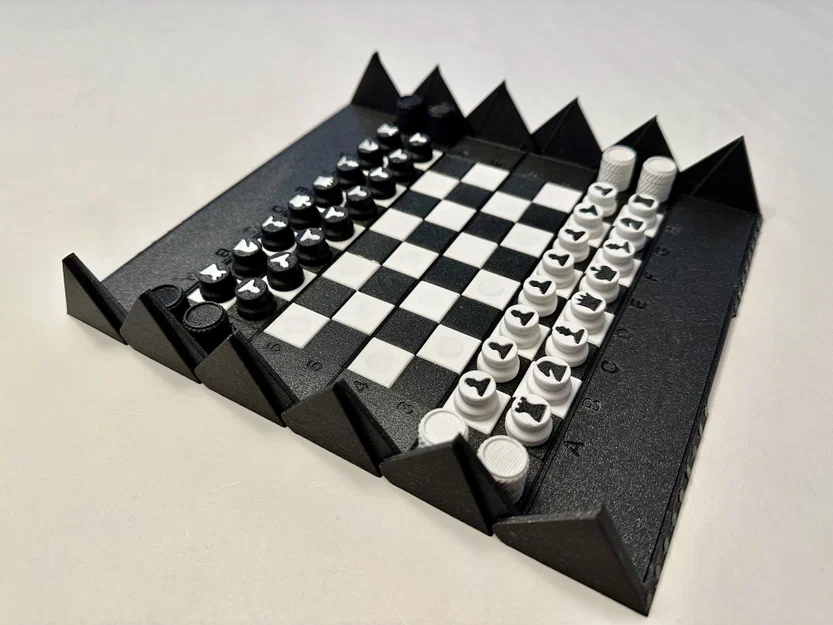 Bàn cờ vua/cờ đam cuộn gọn - nam châm (magnetic) *** UPDATED*** - Image 2