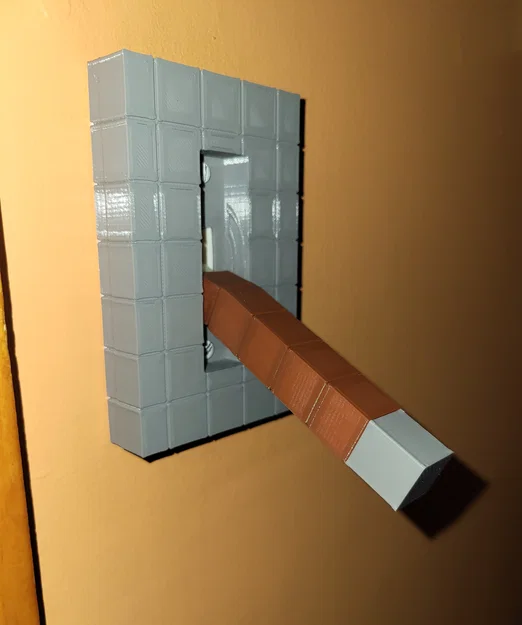 Ốp che công tắc đèn Minecraft (overlay) - Image 1