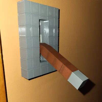 Ốp che công tắc đèn Minecraft (overlay)