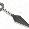 Mô hình 3D Kunai - Phụ kiện sưu tầm độc đáo cho fan anime - Thumbnail 1