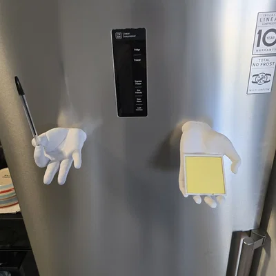 Bàn tay nam châm cho tủ lạnh (Magnetic fridge hands)