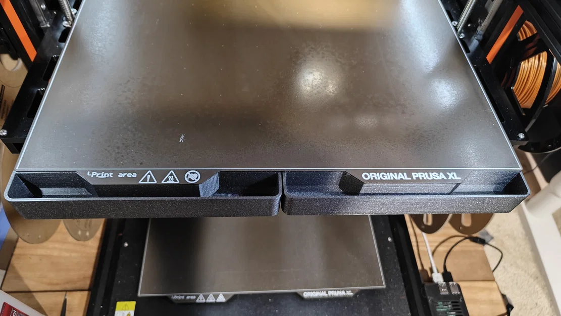 Prusa XL - Bucket hứng string cho build plate (Build Plate String Bucket) - Image 1