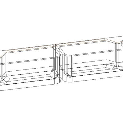 Prusa XL - Bucket hứng string cho build plate (Build Plate String Bucket)