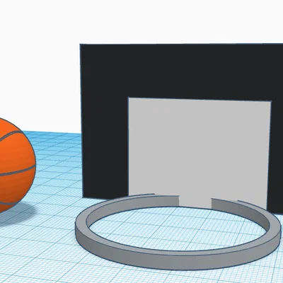 Bộ trò chơi bóng rổ mini in 3D - Giải trí sáng tạo tại nhà