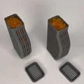 Hộp silica mỏng gắn góc hẹp AMS/Hydra, nắp snap fit cho Bambu Lab AMS - Thumbnail 1