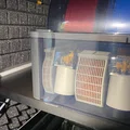 Hộp silica mỏng gắn góc hẹp AMS/Hydra, nắp snap fit cho Bambu Lab AMS - Thumbnail 6