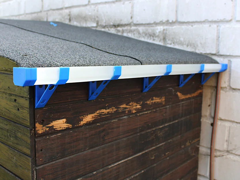 Máng xối cho mái bitumen felt (Dachpappe Regenrinnen System) - Image 1