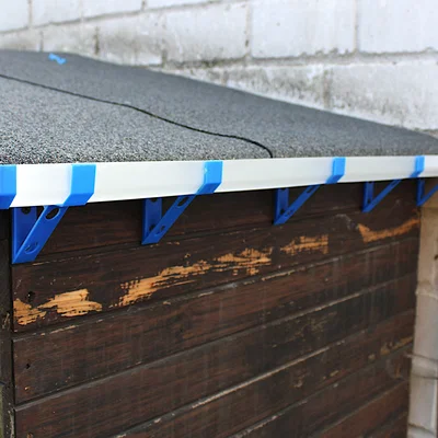 Máng xối cho mái bitumen felt (Dachpappe Regenrinnen System)