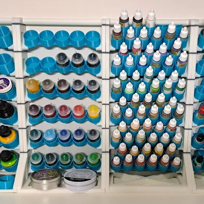 Kệ sơn đứng dạng module (Modular Vertical Paint Rack)