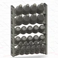 Kệ sơn đứng dạng module (Modular Vertical Paint Rack) - Thumbnail 3