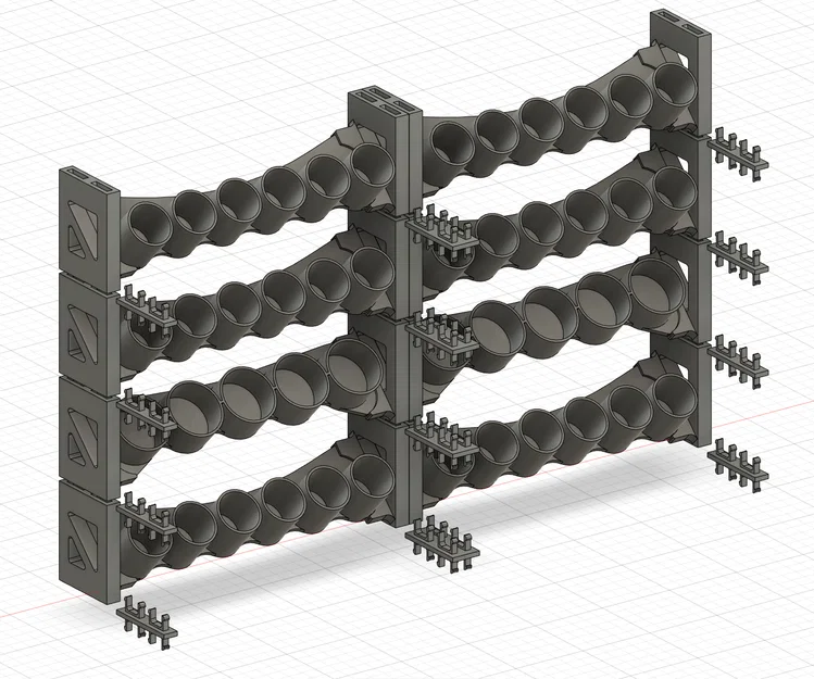 Kệ sơn đứng dạng module (Modular Vertical Paint Rack) - Image 4