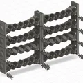 Kệ sơn đứng dạng module (Modular Vertical Paint Rack) - Thumbnail 4