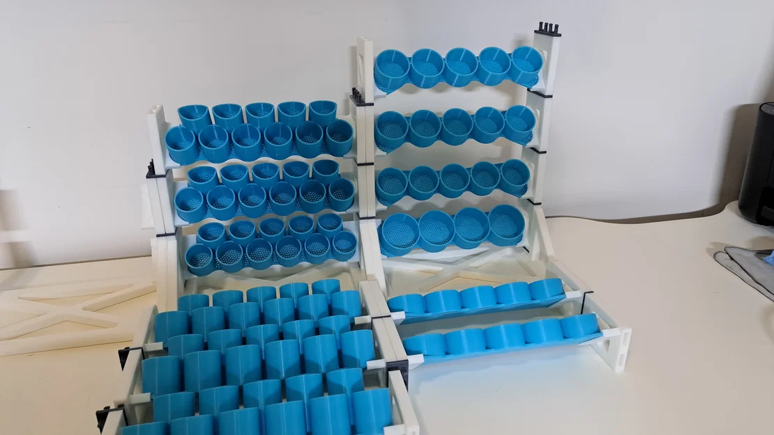 Kệ sơn đứng dạng module (Modular Vertical Paint Rack) - Image 10