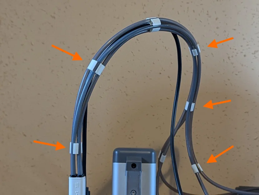 Kẹp giữ ống PTFE & dây cáp (Clips for PTFE tube cable, cable holder) - Image 1