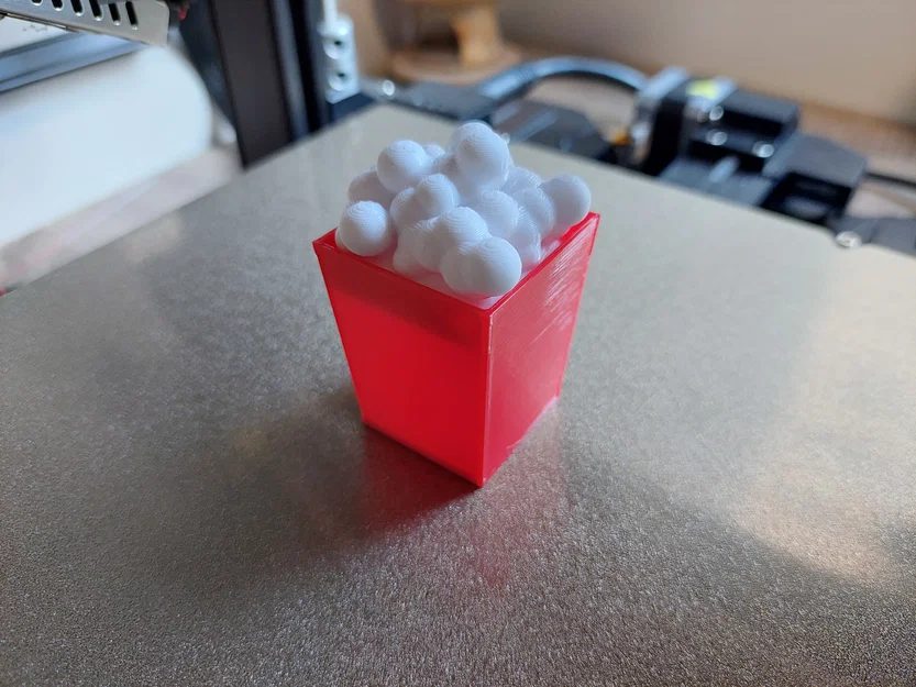 Mô hình hộp đựng bắp rang bơ (Cartoon Popcorn Box Container) dễ thương - Image 3