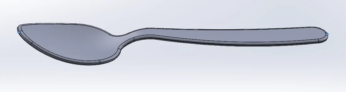 Mẫu in 3D Chiếc Muỗng Khổng Lồ (Comically Large Spoon) độc đáo - Image 1