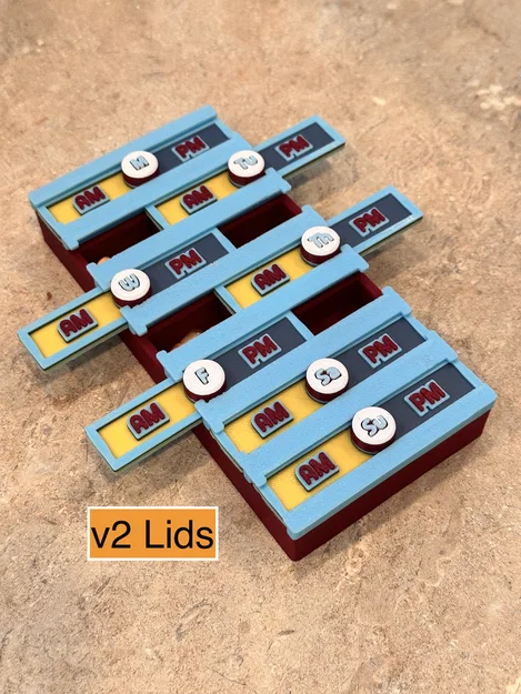 Hộp thuốc nam châm 7 ngày AM/PM - Image 1