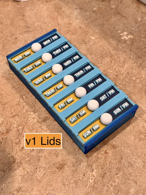 Hộp thuốc nam châm 7 ngày AM/PM - Image 2