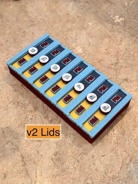 Hộp thuốc nam châm 7 ngày AM/PM - Image 3