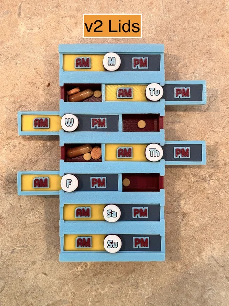 Hộp thuốc nam châm 7 ngày AM/PM - Image 4