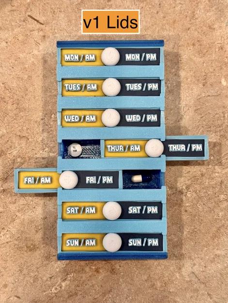 Hộp thuốc nam châm 7 ngày AM/PM - Image 5