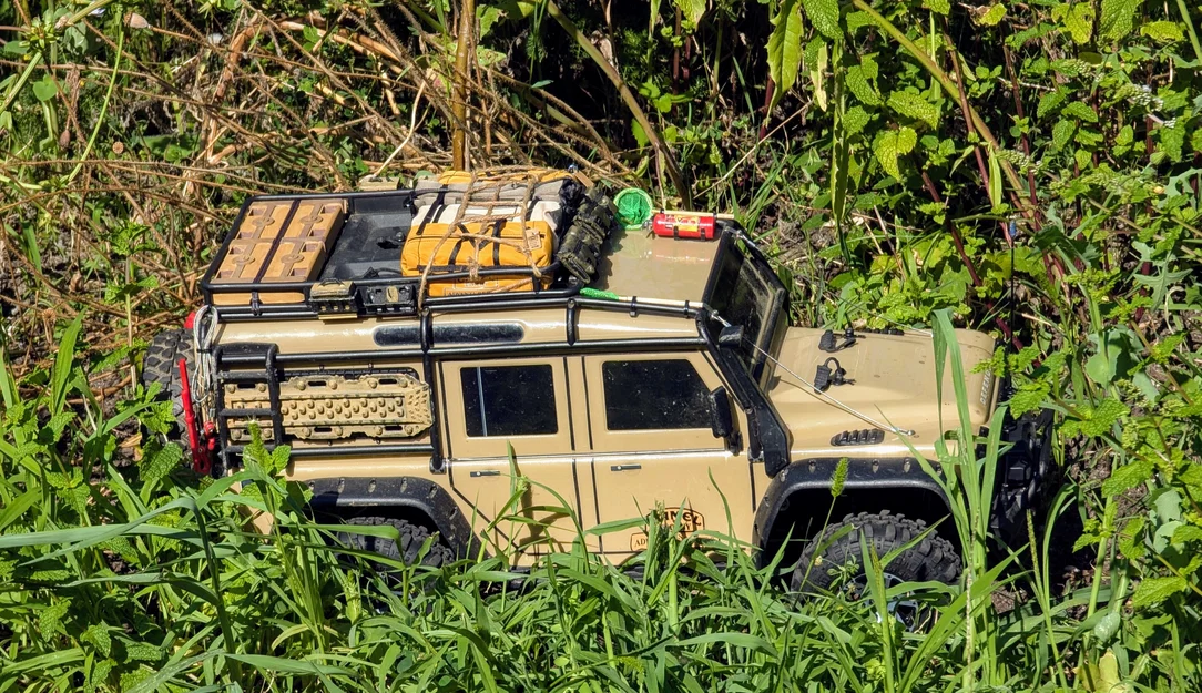 TRX4 Defender 1/10 - Bộ 4 bình tank cho baga nóc (lugage rack) - Image 5