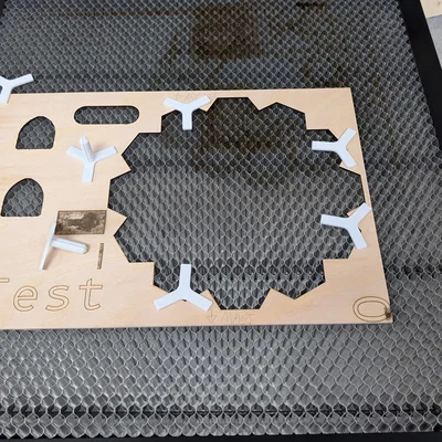 Bộ kẹp giữ vật liệu bàn laser honeycomb in 3D (PETG, ABS, ASA)
