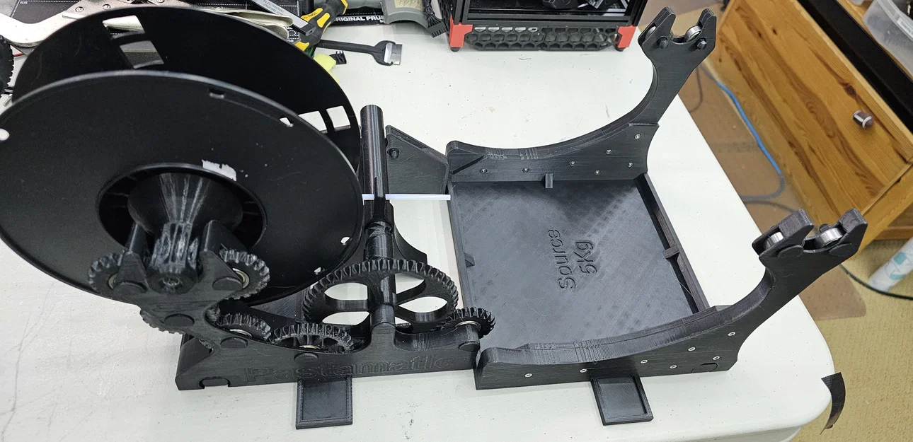 Chỉnh sửa Pastamatic Filament Spool Winder: Brace tăng cứng & hỗ trợ spool 5kg - Image 1