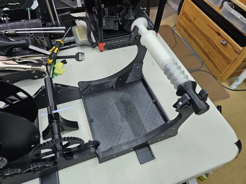 Chỉnh sửa Pastamatic Filament Spool Winder: Brace tăng cứng & hỗ trợ spool 5kg - Image 3