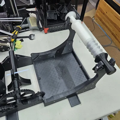 Chỉnh sửa Pastamatic Filament Spool Winder: Brace tăng cứng & hỗ trợ spool 5kg