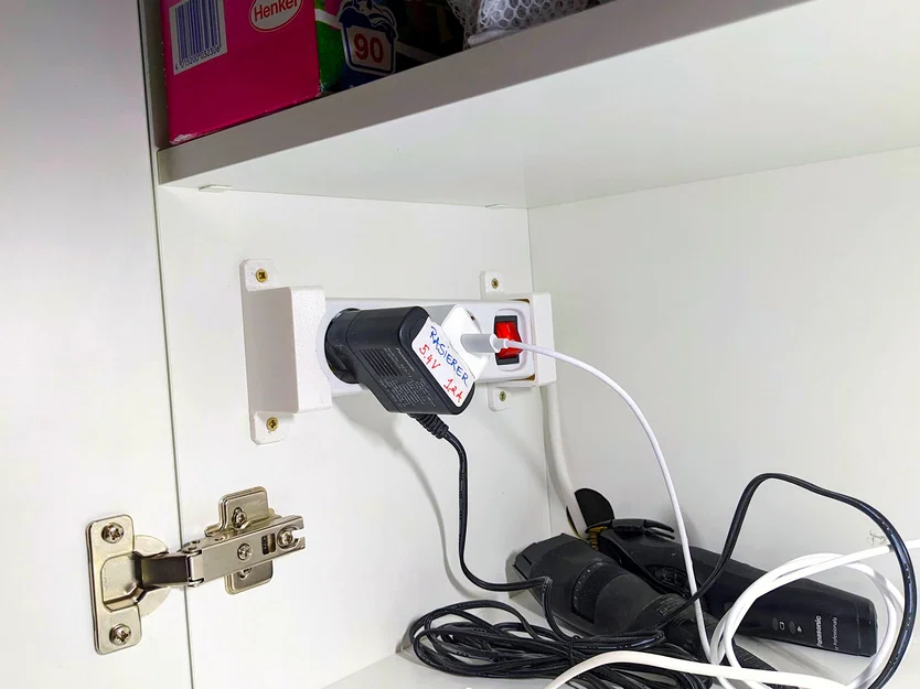 Koppla wallmount – Giá gắn tường cho ổ cắm IKEA KOPPLA - Image 1