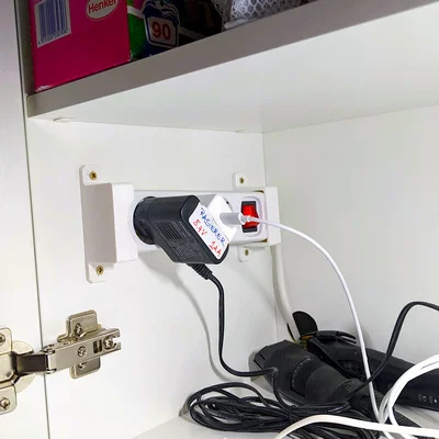 Koppla wallmount – Giá gắn tường cho ổ cắm IKEA KOPPLA