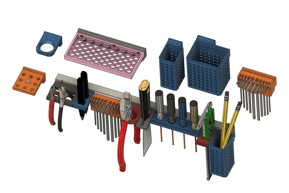 Hệ Ray Dụng Cụ Modular (Modular Tool Rail System) - Image 1