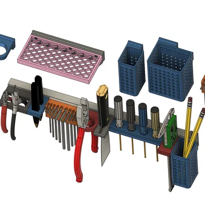 Hệ Ray Dụng Cụ Modular (Modular Tool Rail System)