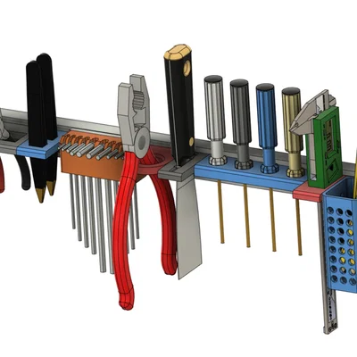 Hệ Ray Dụng Cụ Modular (Modular Tool Rail System)