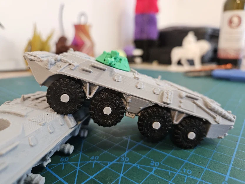 BTR 70 – Remix thân xe tối ưu supports, tháp pháo xoay & bánh snap-in - Image 1